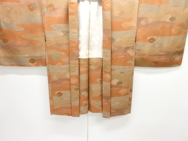  未使用品　霞に花模様羽織